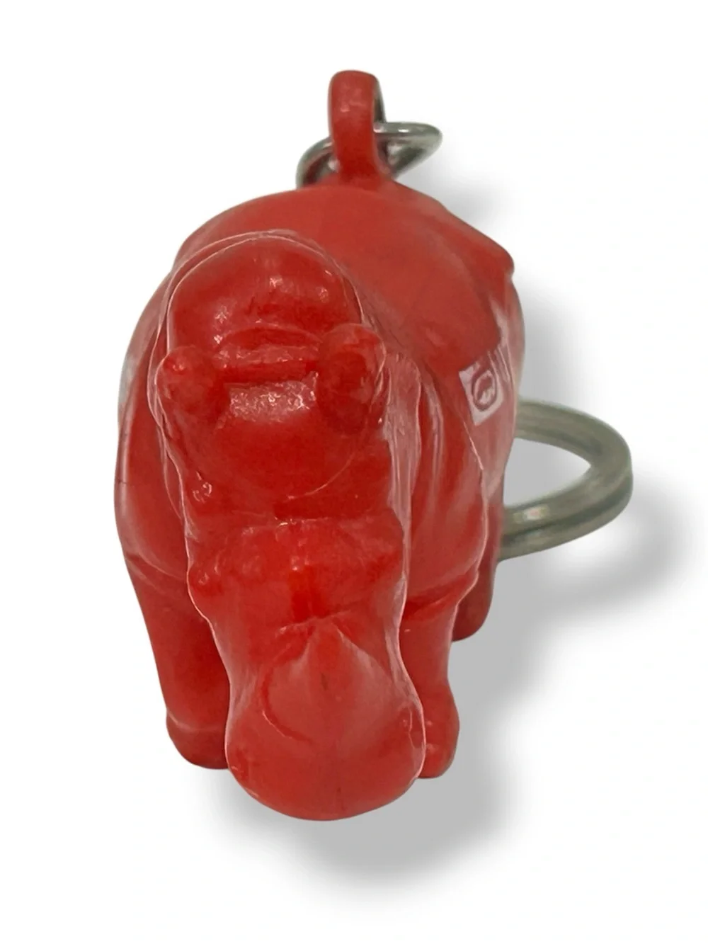 Vintage ECKO UNLTD Red Rhino Keychain Rare Streetwear Logo Collectible Y2K